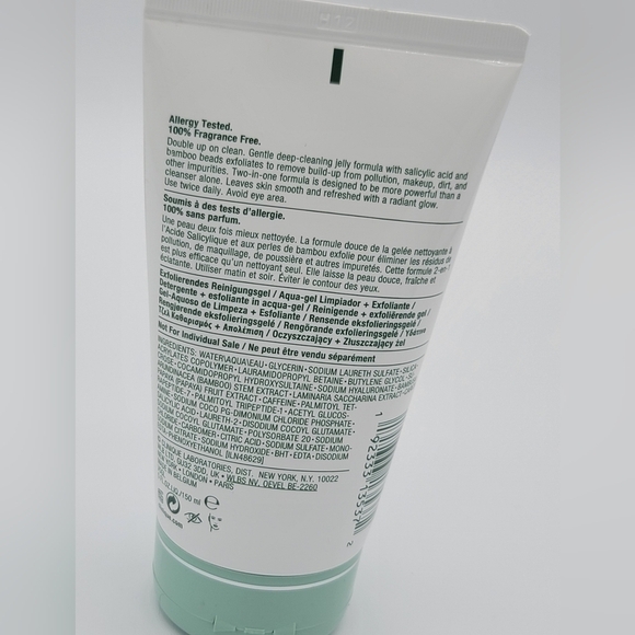 Clinique All About Clean 2-In-1 Cleansing & Exfoliating Jelly NEW #1250 - Picture 5 of 5